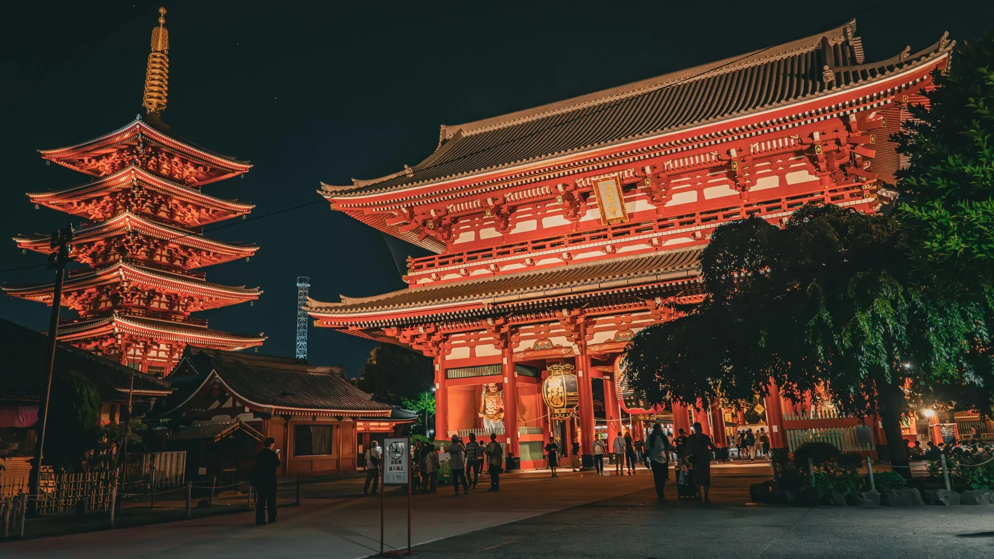 Senso Ji, Tokyo at Night