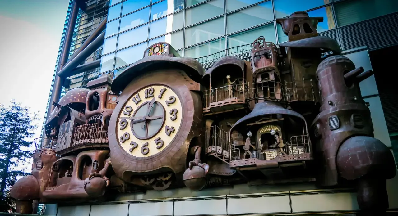 Studio Ghibli Clock in Tokyo