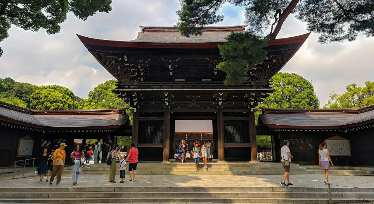 Meiji Temple in Yoyogi Park, Tokyo