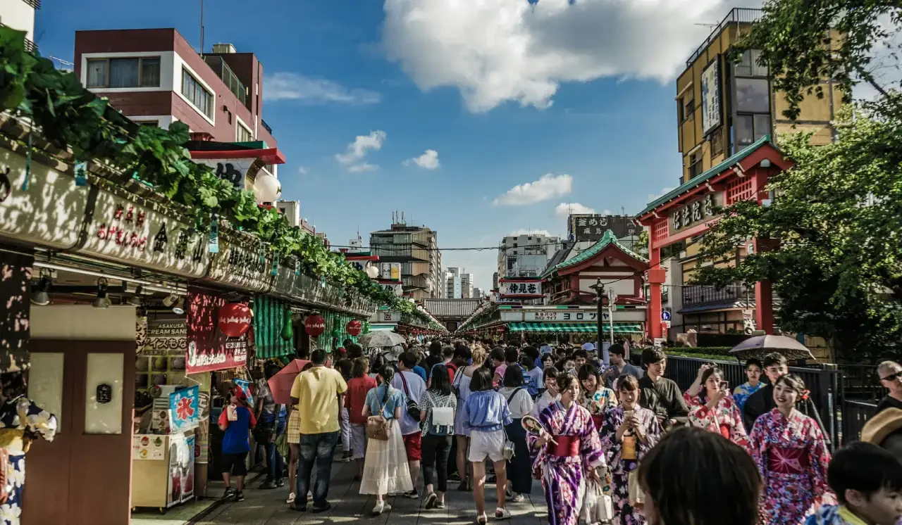 Traditional Experiences in the street of Asakusa