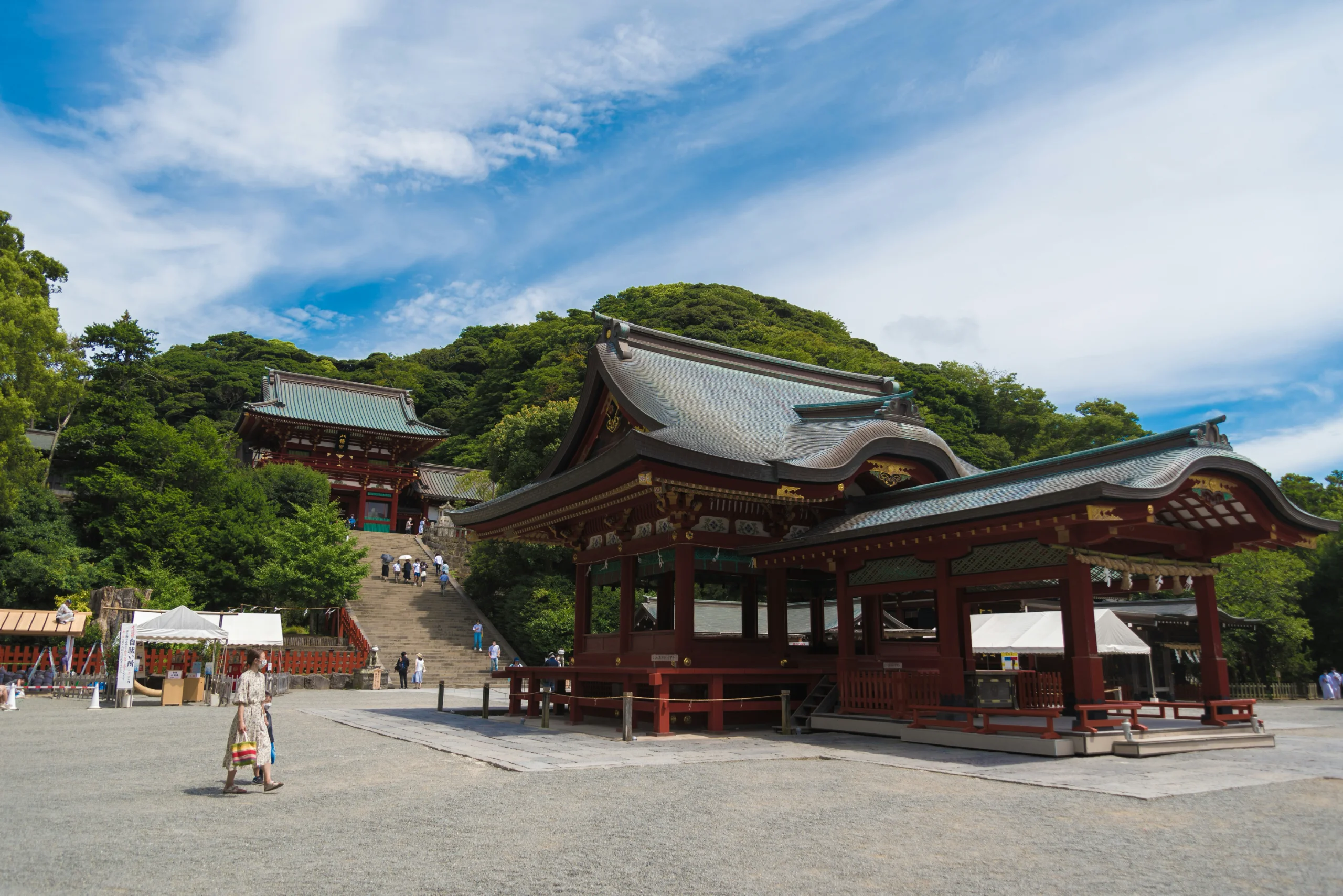 Tsurugaoka Hachimangū temple in Kamakura