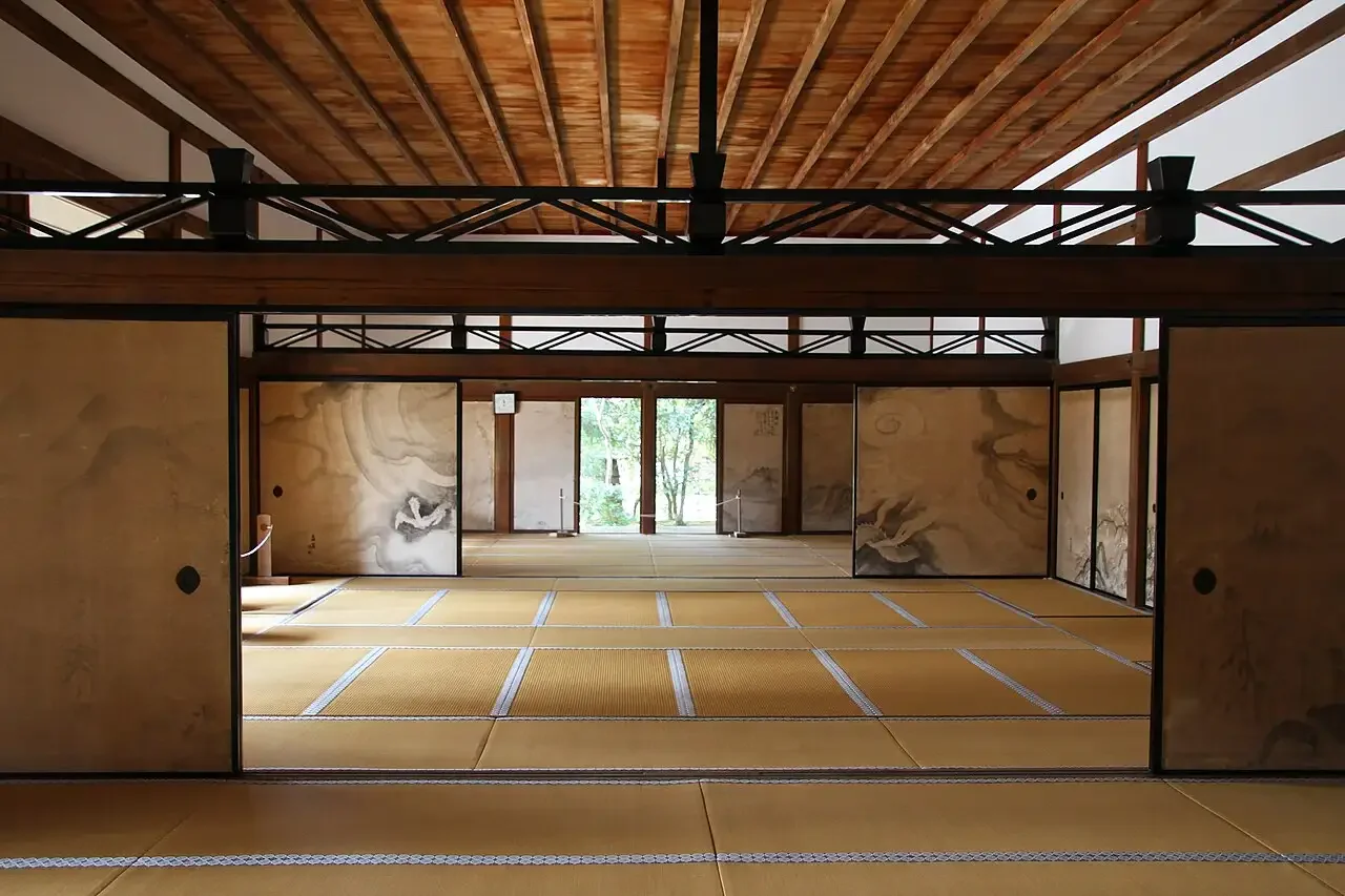 Inside Ryōan-ji Temple, Northwest Kyoto