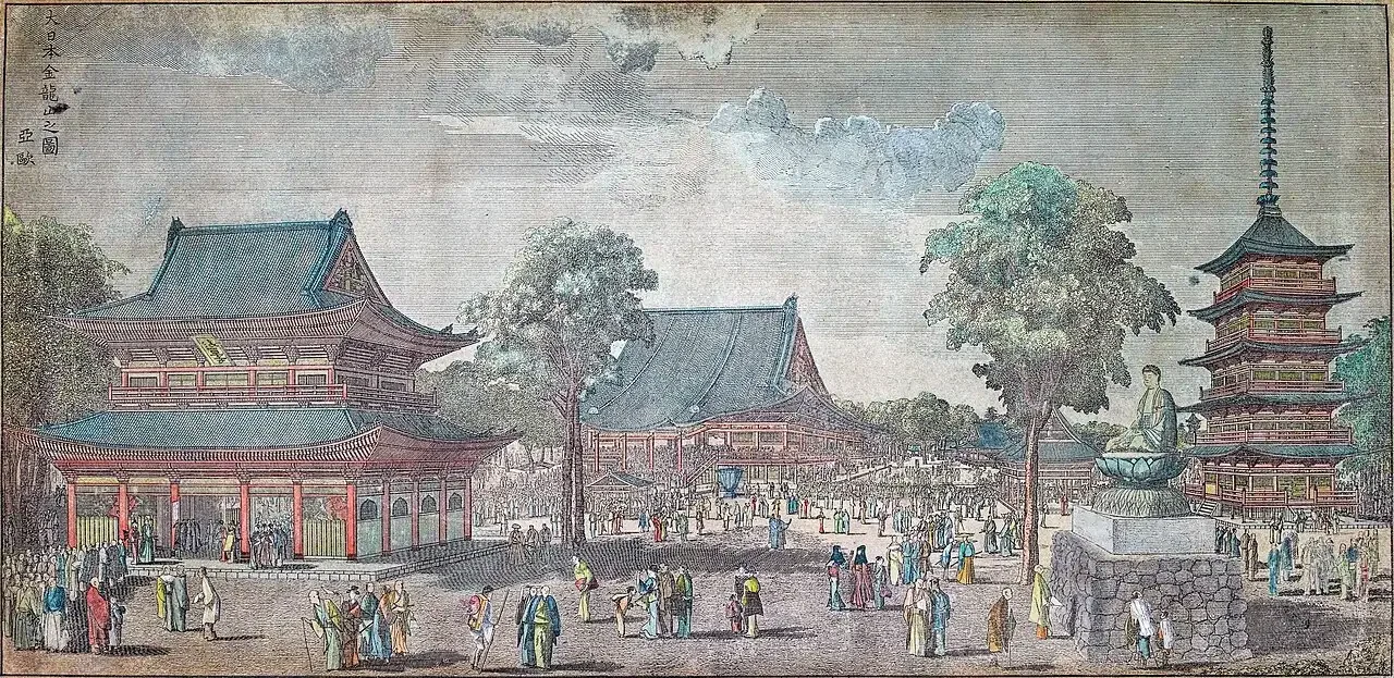 Senso-ji old picture Senso-ji old picture