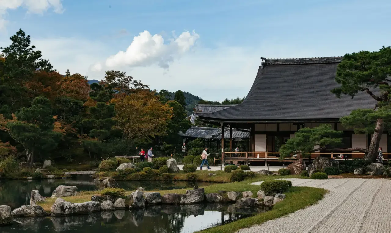 Tenryu-ji Temple Gardens in Arashiyama, Kyoto Tenryu-ji Temple Gardens in Arashiyama, Kyoto