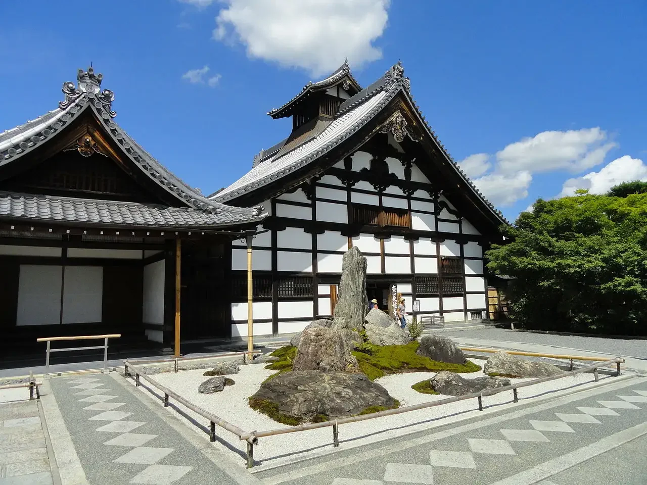 Zen atmosphere at Tenryu-ji Temple, Kyoto Zen atmosphere at Tenryu-ji Temple, Kyoto